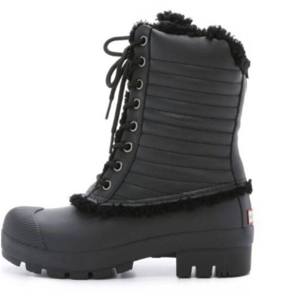 HUNTER Original Pac Boot In Black Size 7 - Picture 1 of 9